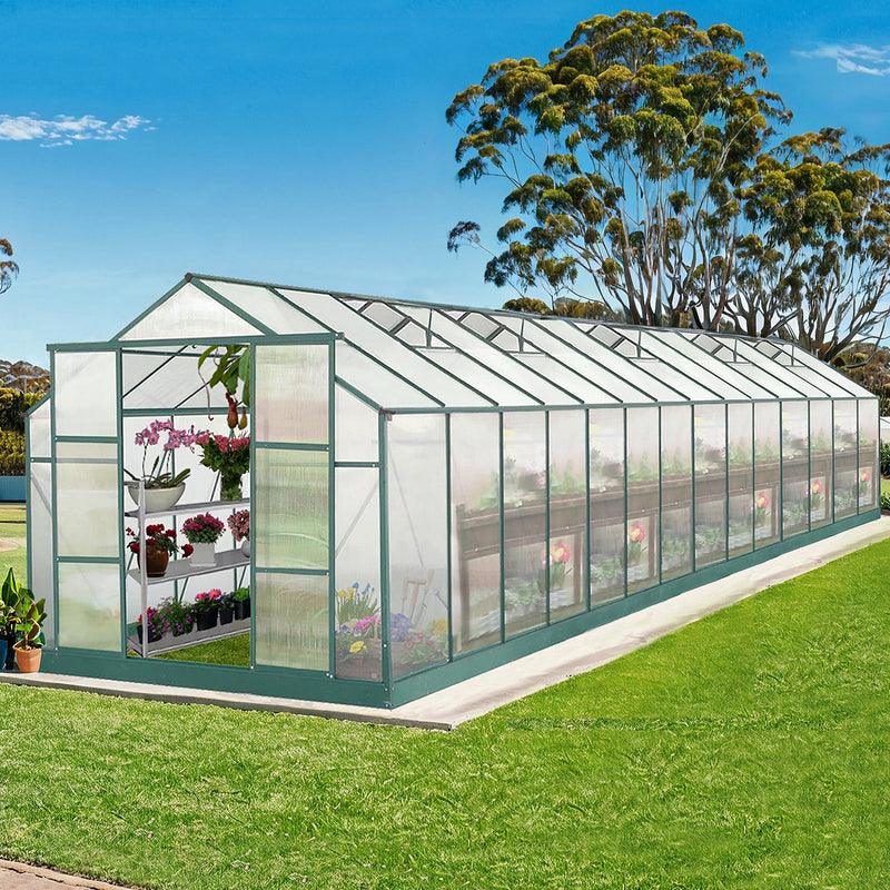 EcoPro 6mm 10-36ft Long x 8ft Wide Greenhouse