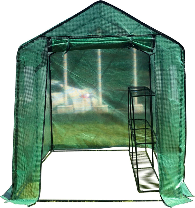 EcoPro 180x250x220cm Extra High Walk in Tunnel Greenhouse PE Cover Plant Garden Shade