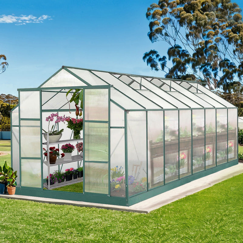 EcoPro 6mm 10-36ft Long x 8ft Wide Greenhouse