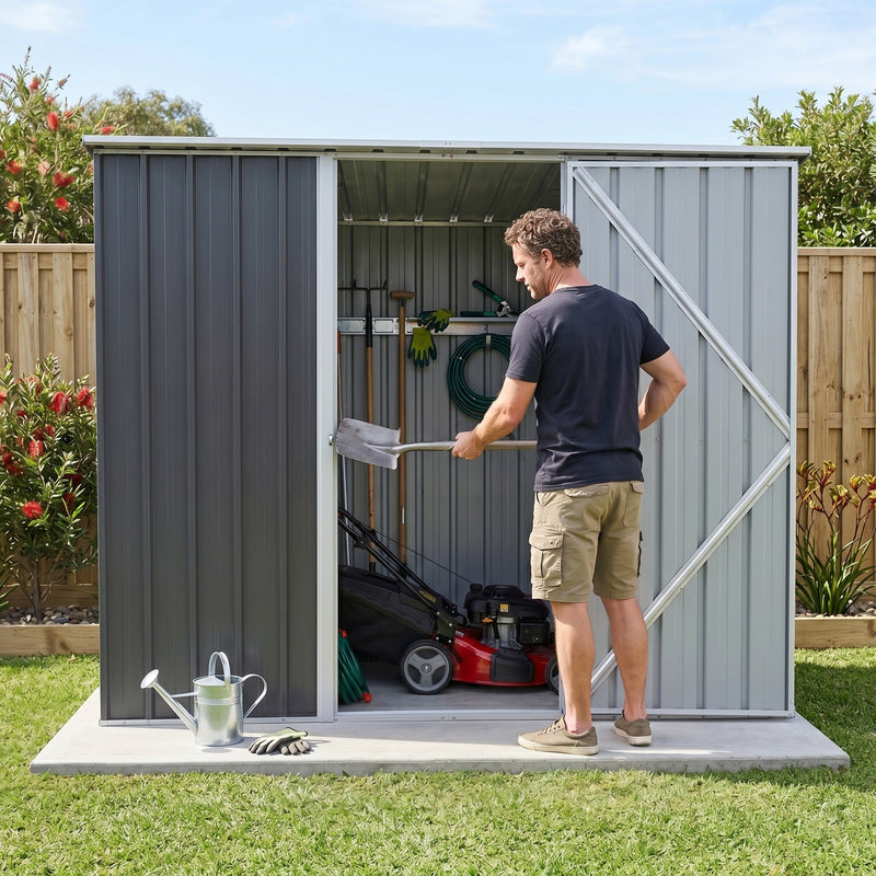 Garden Shed 2.6m x 0.9m x 2.15m