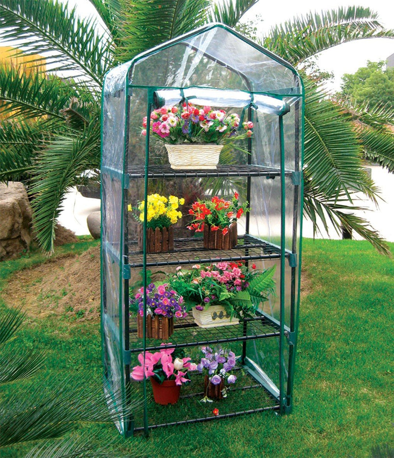 EcoFresh 4 Tiers Greenhouse PVC Cover Garden Storage