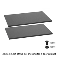 Extra 2pcs Shelving for 2-Door Cabinet Adv (Add-On)