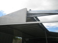 Garage Shed 6m x 3.45m x 2.4m (Gable) Double Barn Door Workshop with 4 Internal Trusses