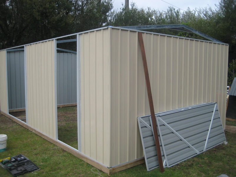 Garden Shed 3.5m x 6m x 2.3m Workshop Side Double doors + PA door