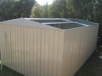 Garden Shed 3.5m x 6m x 2.3m Workshop Side Double doors + PA door