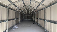 Garage Workshop Shed 10.64m x 3.6m x 3m Side Double Doors + PA doors 7 Frames Design