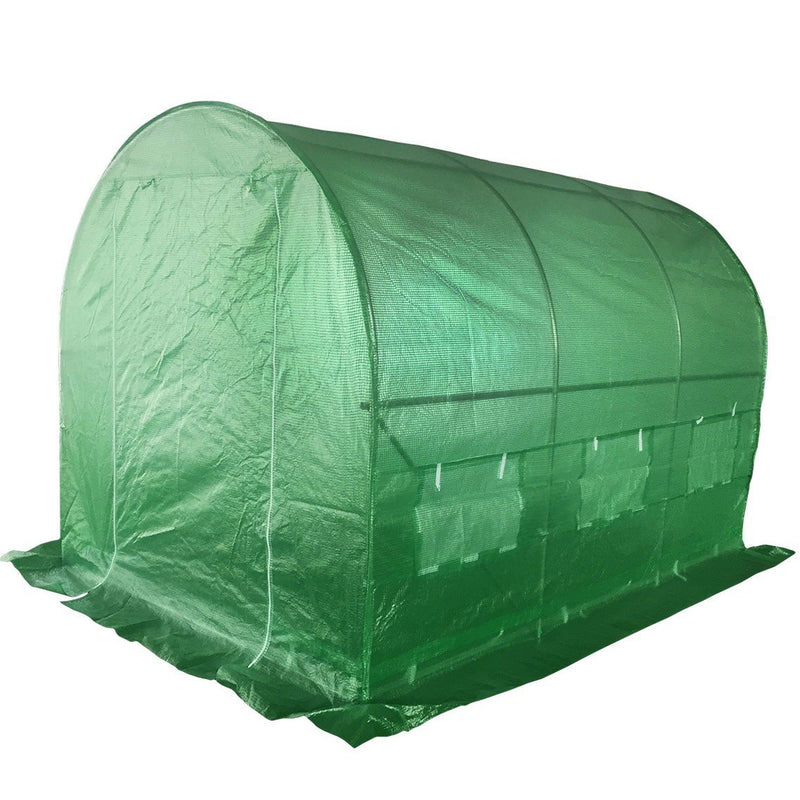 Greenhouse EcoFresh Walk in Greenhouses 3m x 2m x 2m Strong Galvanised Frame