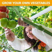 Greenhouse EcoFresh Walk in Greenhouses 4.5m x 3m x 2m Strong Galvanised Frame