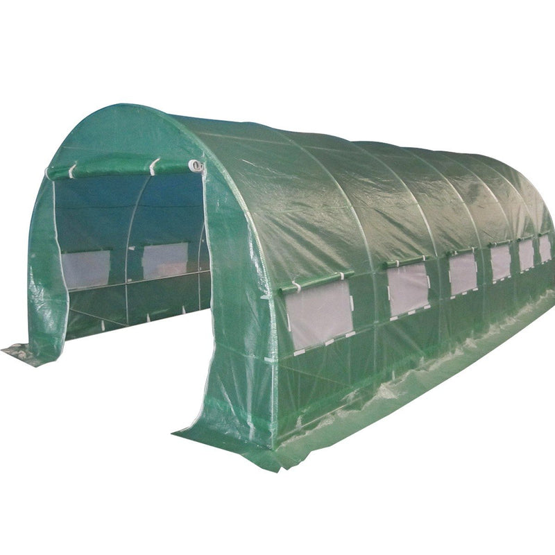 Greenhouse EcoFresh Walk in Greenhouses 6m x 3m x 2m Strong Galvanised Frame