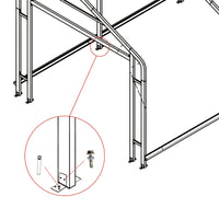 Double Garage 6.6m x 7.2m x 3.7m Widespan Roller Door Workshop