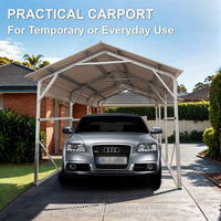 Carport 6.23 x 12.19 x 4.27 m Vehicle Shelter