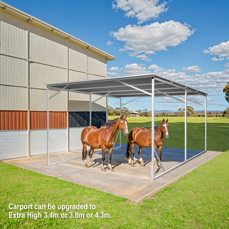 Vehicle Shelter 3.5m x 6m x 2.8m Steel Carport