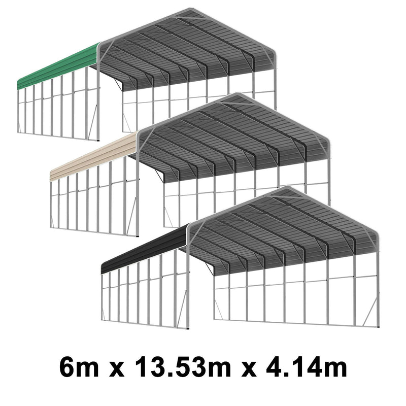 Double Carport 6m Wide