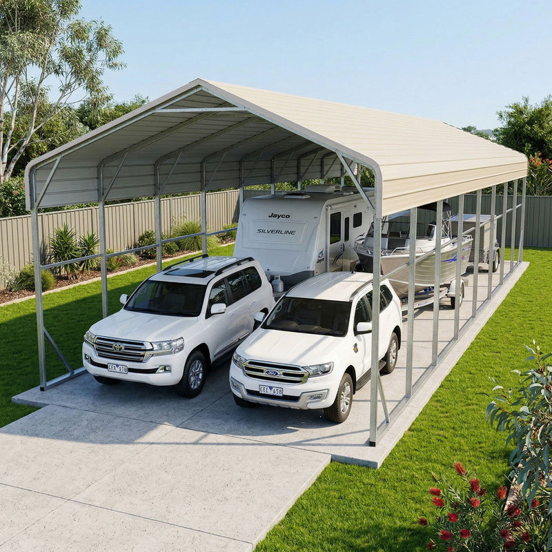 Double Carport 6m Wide