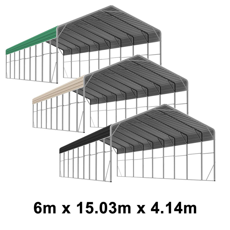 Double Carport 6m Wide