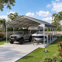 Carport 6.2 x 10.6 x 4.3 m Vehicle Shelter
