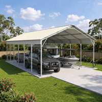 Carport 6.2 x 10.6 x 4.3 m Vehicle Shelter