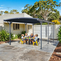 Carport 3m x 5.7m x 2.57m AluFrame 8mm PolyUV Roof