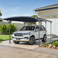 Carport 3m x 5.7m x 2.57m AluFrame 8mm PolyUV Roof