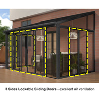 DIY Aluminium Luxury Outdoor Sunroom Kit 10 x 14 ft
