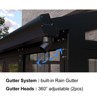 DIY Aluminium Luxury Outdoor Sunroom Kit 10 x 14 ft