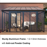 DIY Aluminium Luxury Outdoor Sunroom Kit 10 x 14 ft