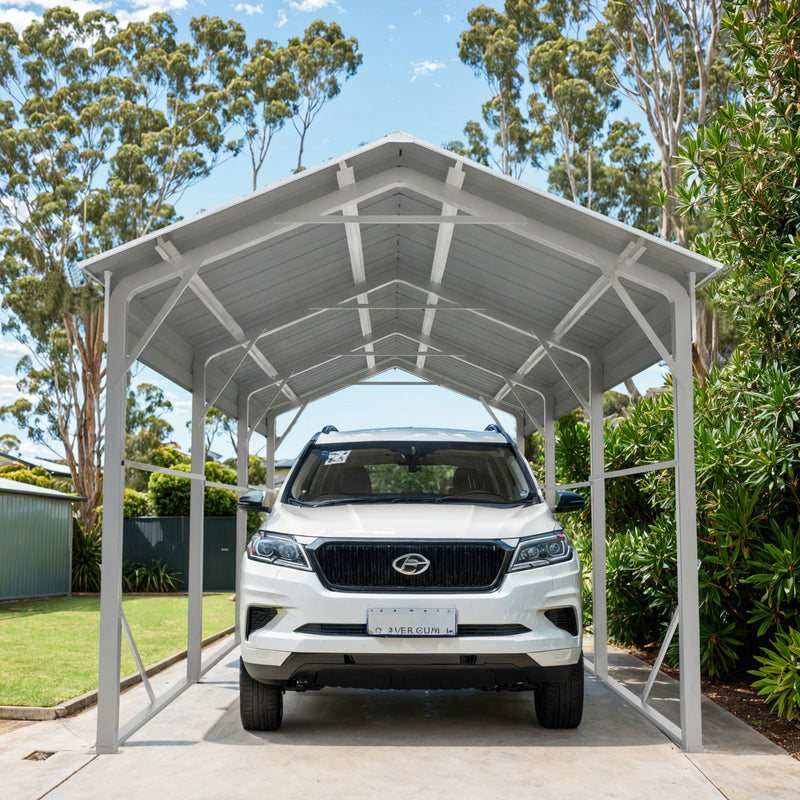 Vehicle Shelter 3.6 x 6.08m x 3.51m Carport