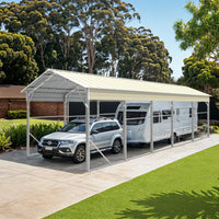 Carport 3.6 x 9.1m x 3.51m (Gable) Backyard Boat Portable Vehicle Shelter