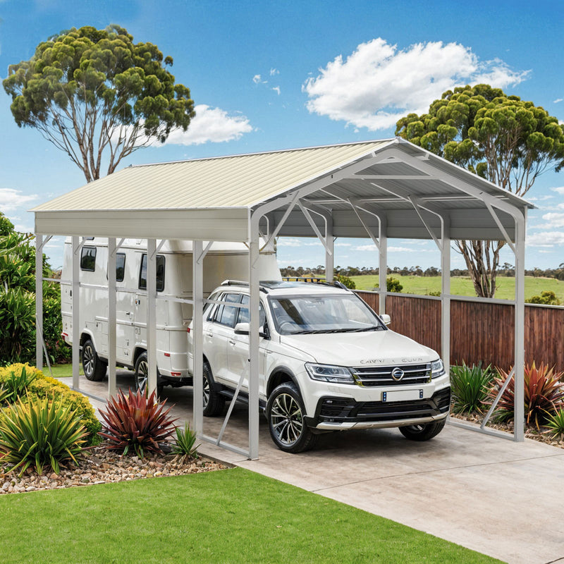 Carport 3.6 x 9.1m x 3.51m (Gable) Backyard Boat Portable Vehicle Shelter