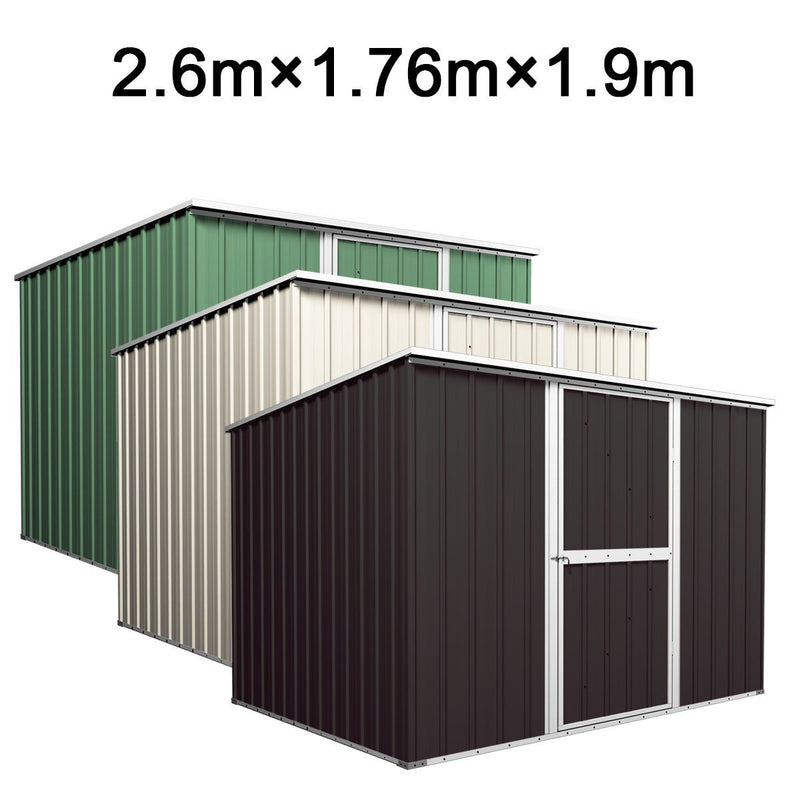 Garden Shed 2.6m x 1.76m x 1.9m