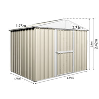 Garden Shed 2.6m x 1.75m x 2.4m