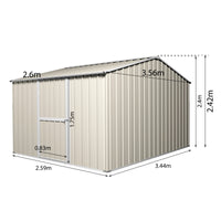 Garden Shed 2.6m x 3.45m x 2.4m