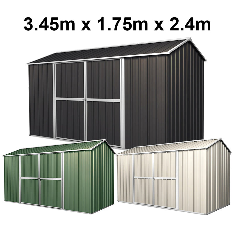 Garden Shed 3.45m x 1.75m x 2.4m Gable Roof