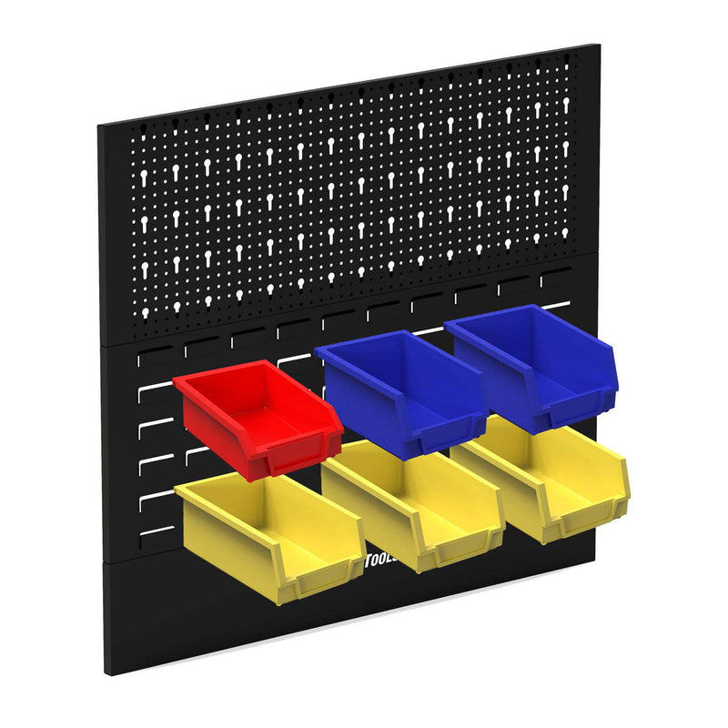 Ultratools 20pcs Wall Mounted Plastic Storage Bins Garage Tool Organiser Parts Trays