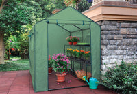 EcoPro 180x250x220cm Extra High Walk in Tunnel Greenhouse PE Cover Plant Garden Shade