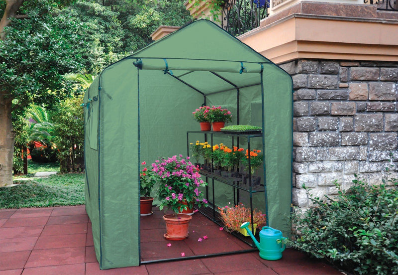 EcoPro 180x250x220cm Extra High Walk in Tunnel Greenhouse PE Cover Plant Garden Shade