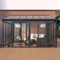 DIY Aluminium Luxury Outdoor Sunroom Kit 10 x 14 ft