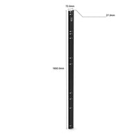 UltraTools 750mm x 550mm x 2025mm Black Economy 5 Drawer Cabinet Tower